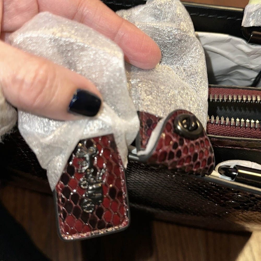 Rogue Bag In Snakeskin, Red, NWT - Picture 15 of 15